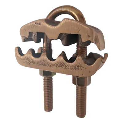 Conector mecánico / 3 cables cobre 4-2/0 AWG / Tubo o varilla 5/8-3/4 in (16-19 mm)