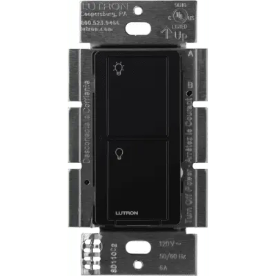 Interruptor de pared inalámbrico Lutron Caseta PD5SDVBL sin neutro