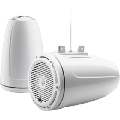 Par de Bocinas Cerradas para Torre / 7.7" (196 mm) / Coaxial Cerrado / 70 W RMS / 4 Ω / 55 Hz-25 kHz / Rejilla Clásica Blanca / Sin Iluminación LED