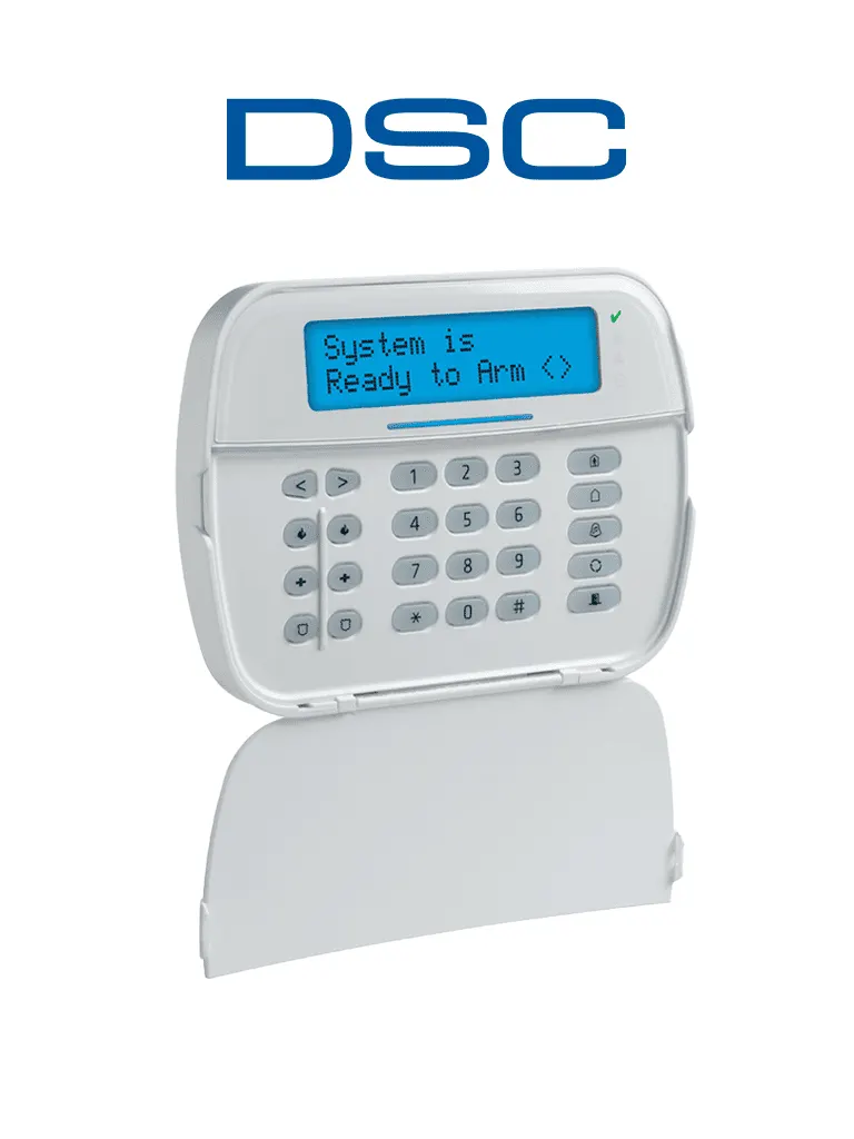 Teclado inalámbrico DSC HS2LCDWFP9 N con pantalla LCD y proximidad