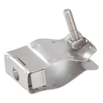 Sujetadores Tipo Mariposa / Cable Coaxial 2-1/4 in / Guía Elíptica 37 / Acero Inoxidable / 10 Piezas