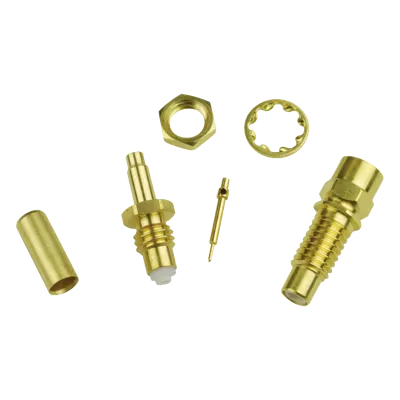 Conector Jack SMC / Anillo Plegable / Cable RG-316 / Montaje en Chasis