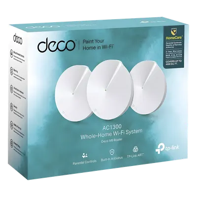 Sistema Wi-Fi Mesh TP-Link Deco M5 de 3 unidades AC1300