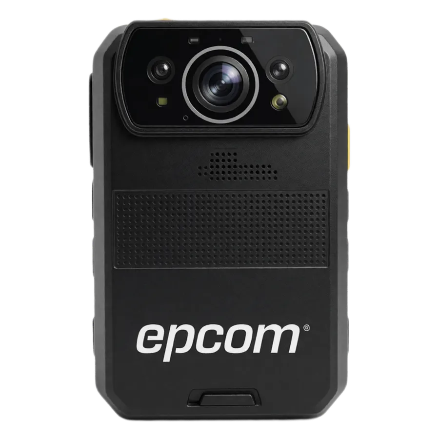 Cámara corporal EPCOM XMR-R3 con video 4K y conectividad 4G-LTE