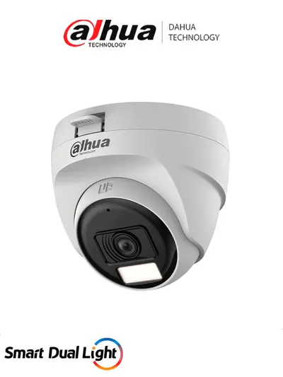 Cámara domo Dahua DH-HAC-T1A21N-U-IL-A con iluminación dual