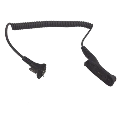 Cable adaptador de audio / Bodycam a radio Motorola APX7000 / Compatible XMRX2 y XMRX5 / Conectores revestidos de goma