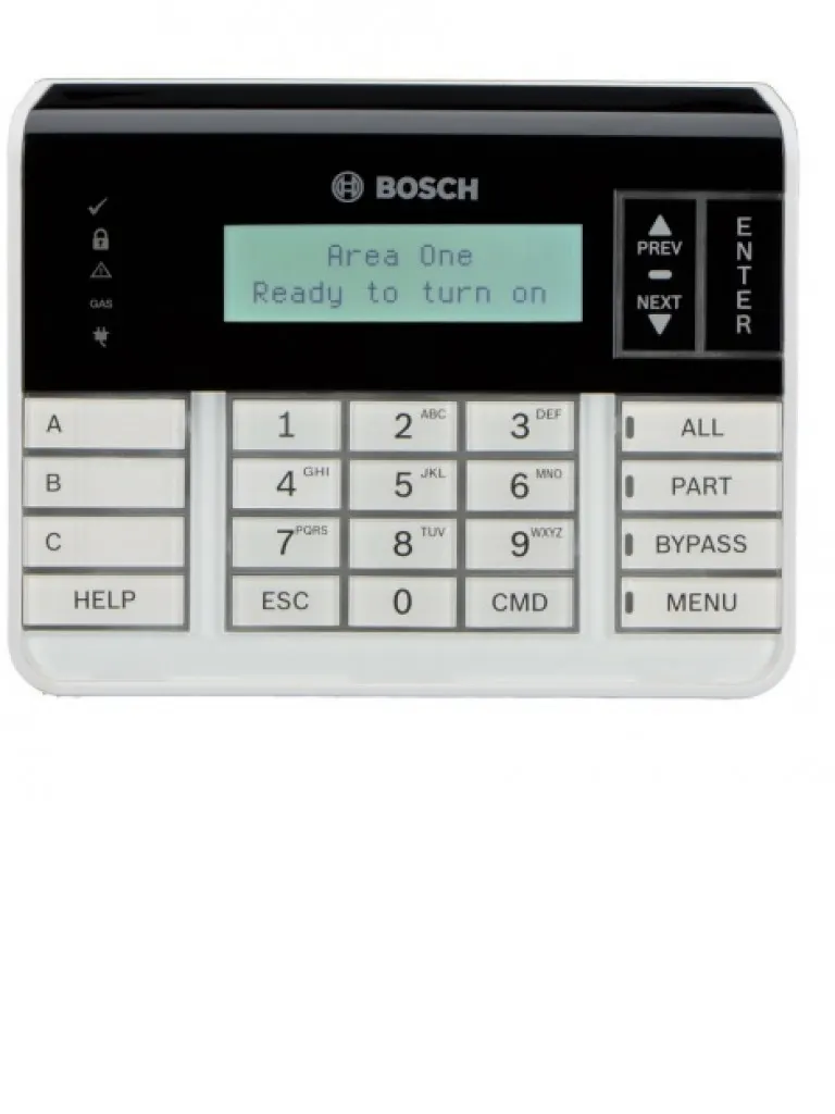 Teclado alfanumérico Bosch B920 SDI2 con pantalla LCD de 2 líneas