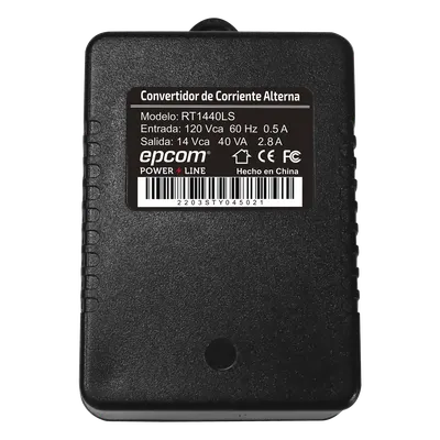 Transformador EPCOM POWERLINE RT1440LS de 14 VCA y 40 VA