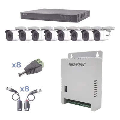 Kit de videovigilancia EPCOM PROFESSIONAL KEVTX8T8BW con 8 cámaras