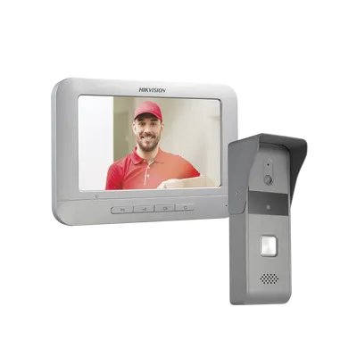 Kit de Videoportero Analógico con Pantalla LCD a Color de 7" / Frente de Calle para Exterior IP65