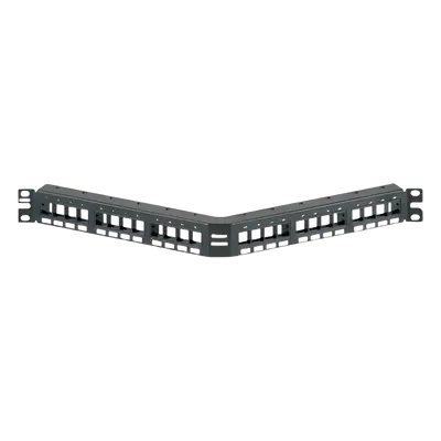 Panel de parcheo angulado PANDUIT NKPPA24FMY de 24 puertos