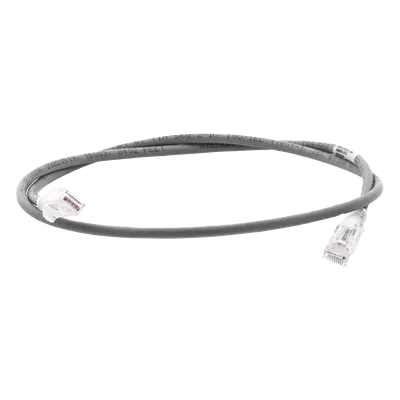 Patch Cord Cat6 UTP / CM/LSOH1 / 0.91 m (3 ft) / Ultra Delgado / Gris