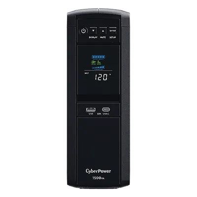 UPS / 1500 VA / 1000 W / Topología Línea Interactiva / Onda Senoidal Pura / 12 Tomas NEMA 5-15R / Torre