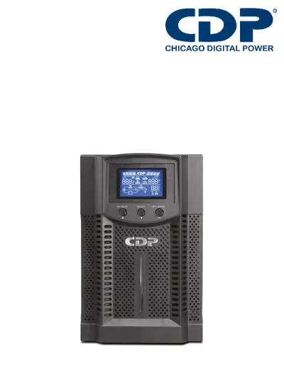CDP UPO11-1 - UPS / 1000VA / 900W / torre / 4 Terminales de salida / Pantalla LCD / Baterias 12V a 9AH X 2 / Voltaje de entrada 120VCA