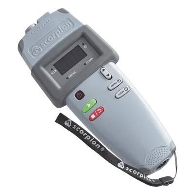 Controlador portátil SDI SCORP-7000 con batería recargable y acceso remoto