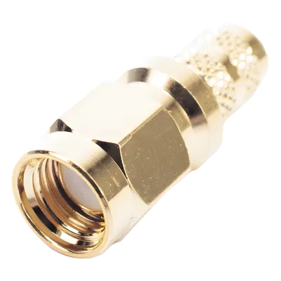 Conector SMA Macho Inverso / Anillo Plegable / Cables RG-8/X, LMR-240, 9258 / Cuerpo y Contacto Oro / Aislante Teflón