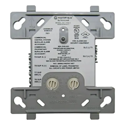 Módulo Monitor Direccionable NOTIFIER FZM-1 para Detectores de Humo 24V