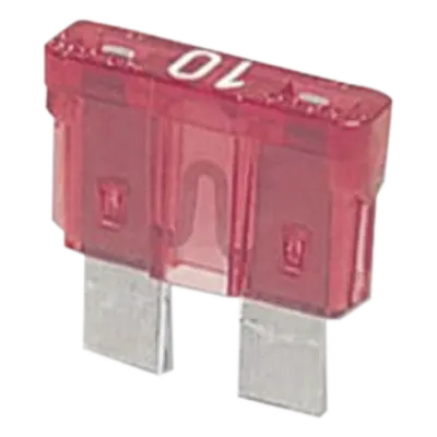 Fusible Automotriz / 10A / 32V DC / 19 x 8.7 mm / Tipo Clavija