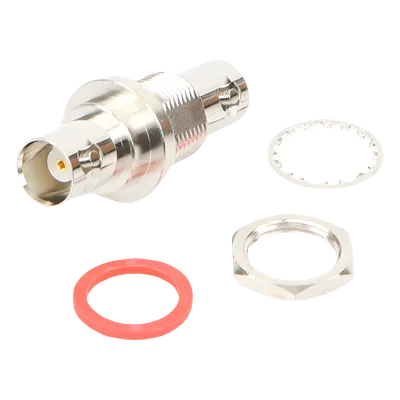 Adaptador coaxial doble BNC hembra RF Industries RFB-1135 de 50 Ω