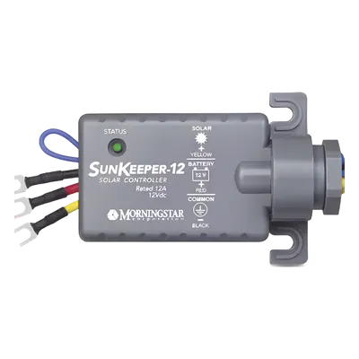 Controlador Solar de Carga / 12V / 12A / PWM / IP65 / Protección 1500W Transientes
