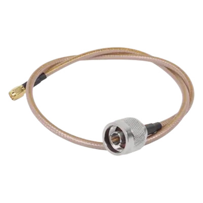 Jumper Coaxial / 60 cm (1.97 ft) / N Macho a SMA Inverso Macho / Hasta 8 GHz / Cable LP142