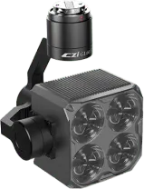 Foco Gimbal / 120W / 13400 Lúmenes / 4 Grupos Ópticos 15° / 750g / 150m / Skyport V2.0