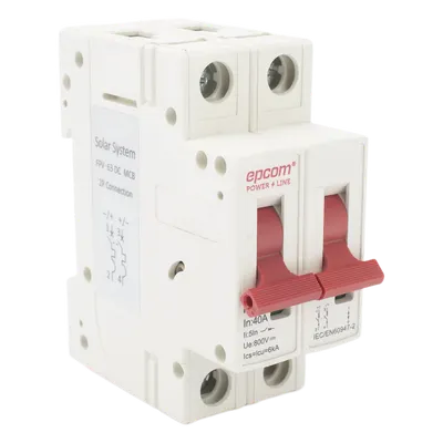 Interruptor termomagnético EPCOM POWERLINE FPV632PC40 para sistemas fotovoltaicos