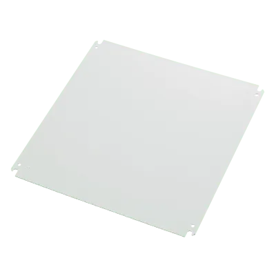 Platina de Montaje Posterior / 30x30 in (762x762 mm) / Acero Calibre 12GA / Recubrimiento en Polvo Blanco / Compatible Triplay 3/4 in