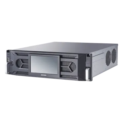 NVR 12 Megapixel (4K) / 64 Canales IP / 16 Bahías de Disco Duro / 4 Tarjetas de Red / RAID con Hot Swap / Reconocimiento Facial