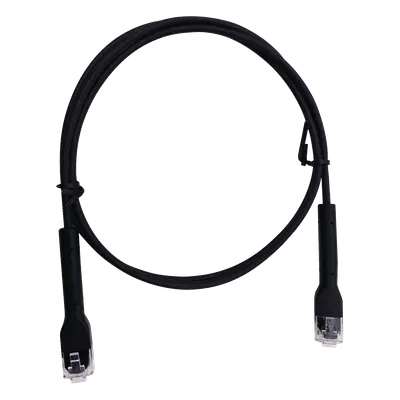 Cable de parcheo Cat6 LINKEDPRO LP-PSLIM-1BK de 1 m ultra slim