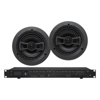 Amplificador de audio EPCOM PROAUDIO EP2060W/2CS con Bluetooth y 2 bocinas
