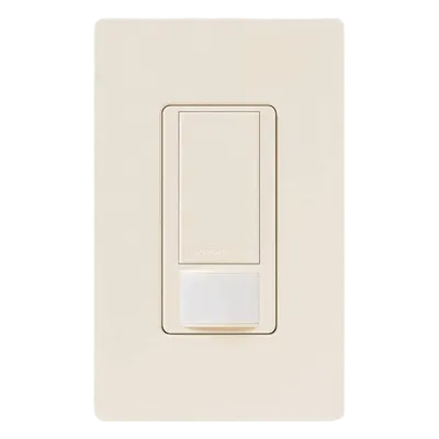 Sensor de movimiento + apagador / Maestro / XCT PIR / Cobertura 83 m² máx, 37 m² mín / 120 V / 2 A / LED-CFL-Inc-Hal / Biscuit