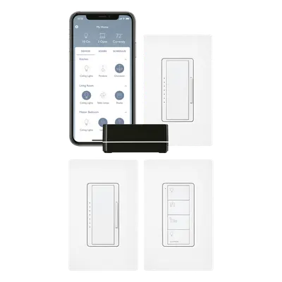 Kit de control inteligente de iluminación Lutron RRSELKITPROS para el hogar