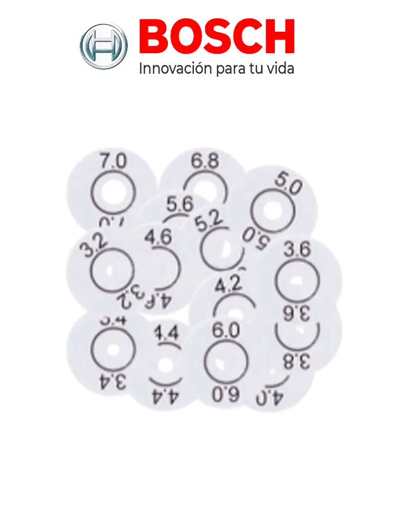 Láminas BOSCH TITANUS AF-4.0 de Reducción de Aspiración para Sistemas de Seguridad