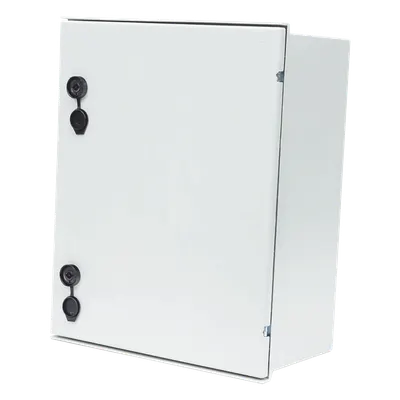 Gabinete de poliéster PRECISION PST-4050-20P con protección IP65 y cerradura