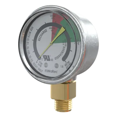 Manómetro de Contacto VIKING 927612 2901 PSI, IP65, para Baja Presión