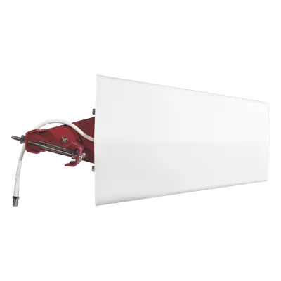 Antena Direccional de Banda Ancha / Alto Desempeño / 698-960 MHz / 1695-2700 MHz / 7.1-8.8 dBi / Conector F Hembra / 75 Ohm