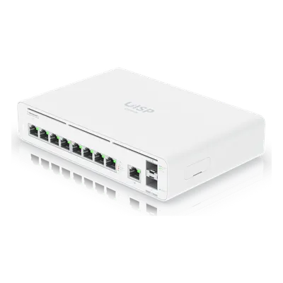 Consola Ubiquiti UISP-CONSOLE con switch integrado y puertos SFP+