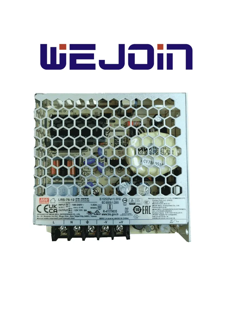 WEJOIN WJTSPWRSPPLY - Fuente de Poder para Torniquetes Peatonales Wejoin