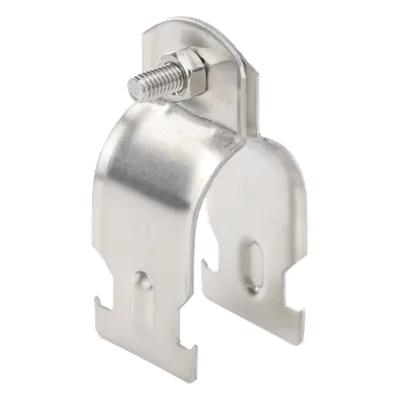 Abrazadera Tipo Strut / Acero Inoxidable 304 / Tubo 33.5 mm / Incluye Tornillo M6 / ISO 9001:2015