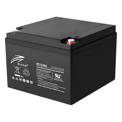 Batería VRLA CyberPower RB1226 de 12 V y 26 Ah para respaldo