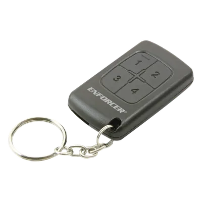 Transmisor tipo llavero / 4 canales / 315 MHz / Compatible con receptores SK-910R4Q / 1.25x2.19x0.31 pulg (31.5x55x8 mm)