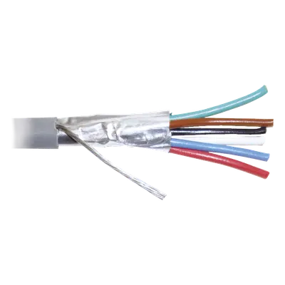 Cable blindado VIAKON WZ12 de 8 conductores y 22 AWG