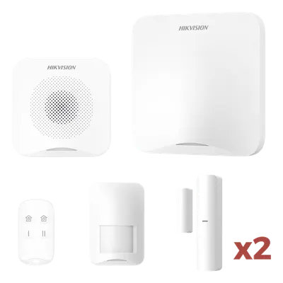 Kit de alarma inalámbrica Hikvision AXHOME-KIT-WIFI con Wi-Fi y 16 zonas