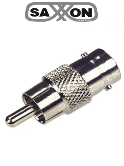 Adaptador SAXXON PSUBR02, bolsa de 10 conectores BNC hembra a RCA macho