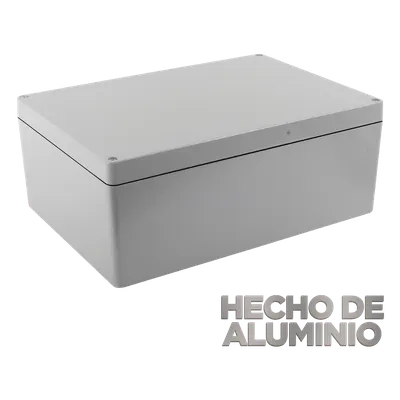 Gabinete para Exterior / Aluminio / IP66 / 390 x 280 x 158 mm / -40 a 120 °C / Montaje en Pared