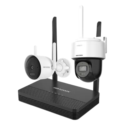 Kit de videovigilancia Wi-Fi Hikvision NKS424WBPH de 4 MP
