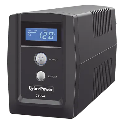 UPS CyberPower OM750ATLCD de 750 VA con regulación AVR y pantalla LCD