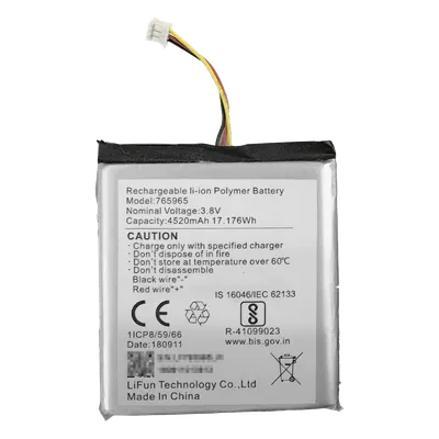 Batería de respaldo Hikvision DS-PA-BATTERY de 4520 mAh