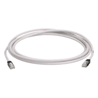 Patch Cord Cat6A / Blindado S/FTP / CM/LS0H / 2.5 Metros (8.20 Pies) / Color Gris